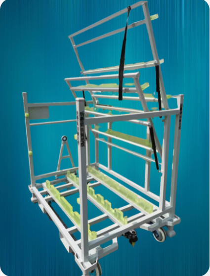 后摆臂与螺旋弹簧分总成转运器具